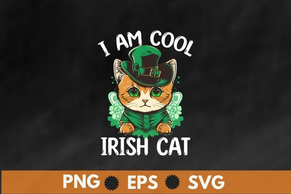 6 cute st patrick’s day sloth and cat wear irish hat and drink beer funny t shirt design bundle