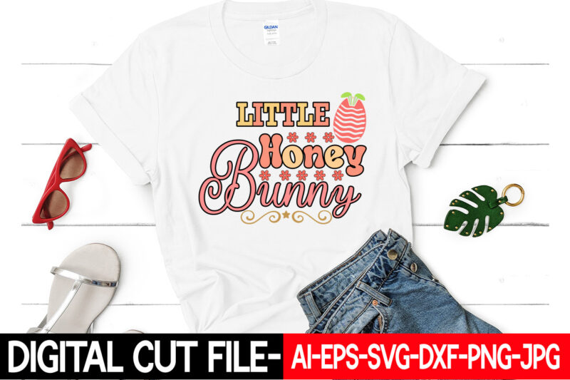 Little Honey Bunny vector t-shirt design
