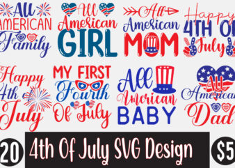 4th of July SVG design bundle , 4th of July SVG Bundle,July 4th SVG, fourth of july svg, independence day svg, patriotic svg, 4th of July SVG Bundle, July 4th