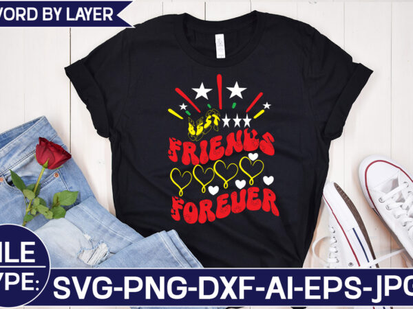 Best friends forever svg cut file t shirt template