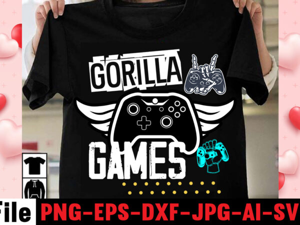 Gorilla games t-shirt design,gaming t-shirt bundle, gaming t-shirts, gaming t shirts amazon, gaming t shirt designs, gaming t shirts mens, t-shirt bundles, video game t-shirts, vintage gaming t shirts, gamer
