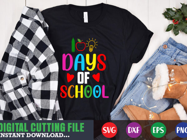 100 days of school shirt