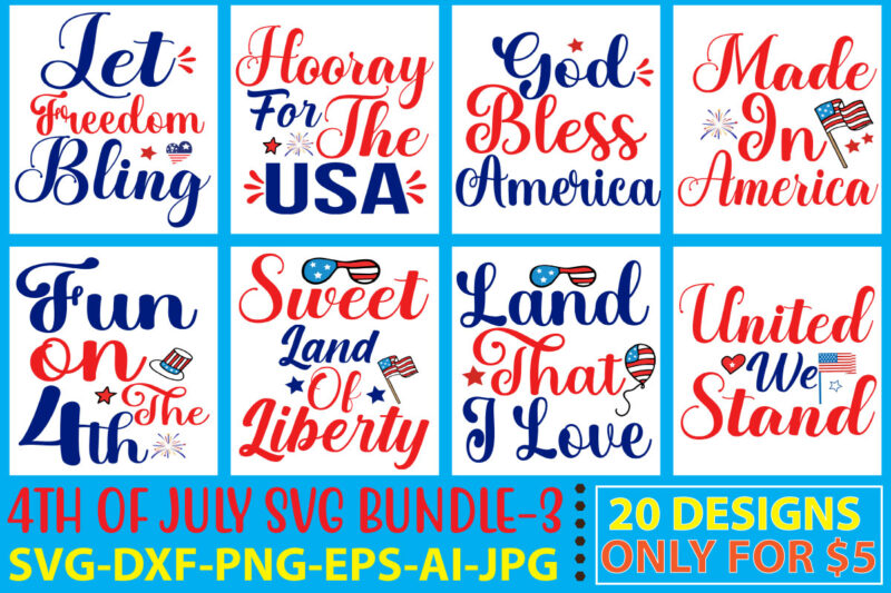 4th OF July SVG Bundle