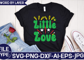 Little Love SVG Cut File t shirt vector graphic