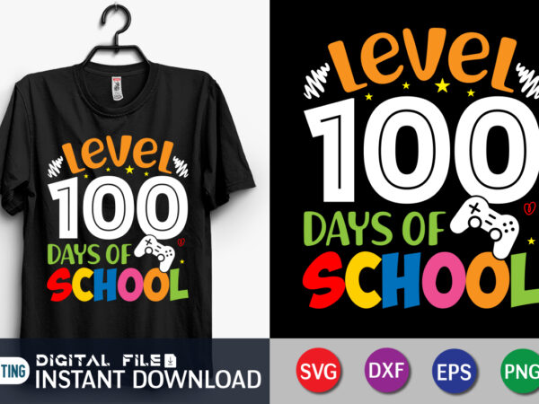 100th day of school video game gamer svg, level 100 days unlocked svg, gamer teacher svg, teacher apprecation svg, video game controller svg