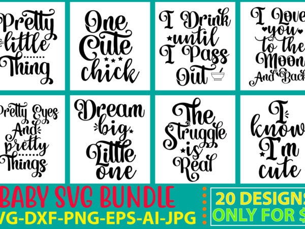 Baby svg bundle t shirt template