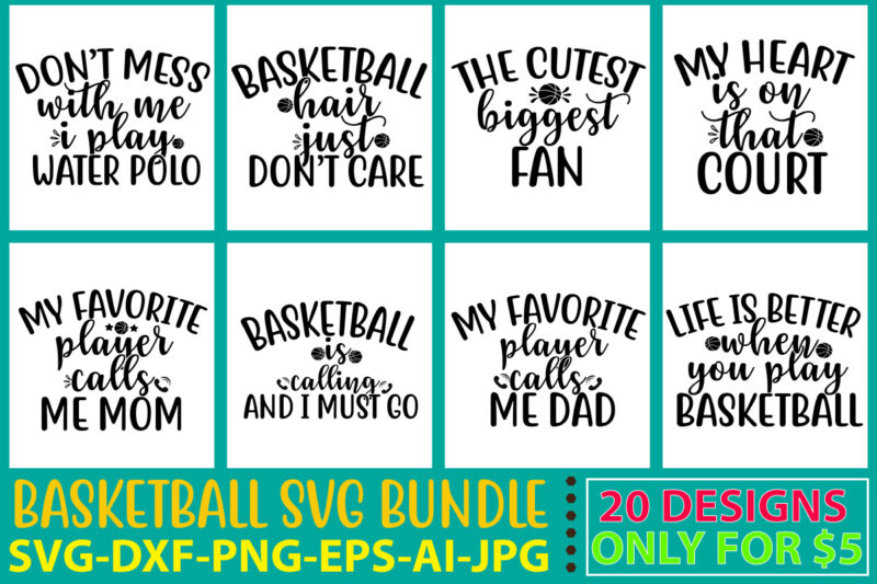Basketball SVG Bundle
