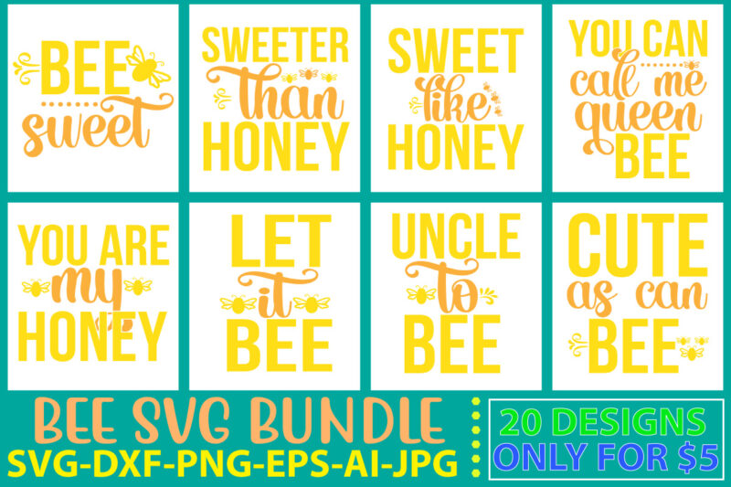 Bee SVG Bundle