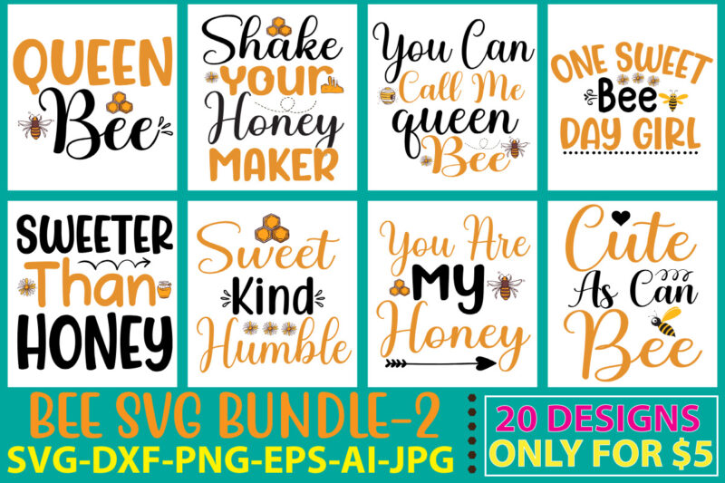 Bee SVG Bundle