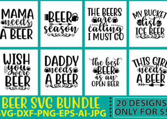 Beer SVG Bundle t shirt template