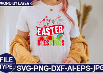 Easter Blessings SVG Cut File