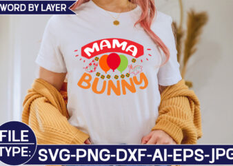 Mama Bunny SVG Cut File