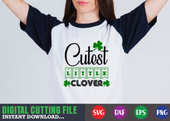 cutest little clover SVG t shirt vector file