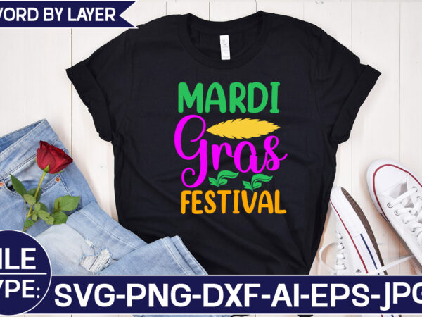 Mardi gras festival svg cut file t shirt designs for sale