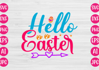 Hello Easter SVG DESIGN