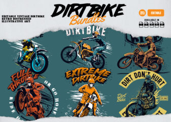 Awesome dirtbike t-shirt bundles