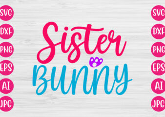 Sister Bunny T-SHIRT DESIGN