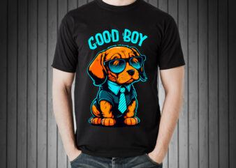 Puppy Vector illustration for t-shirt design