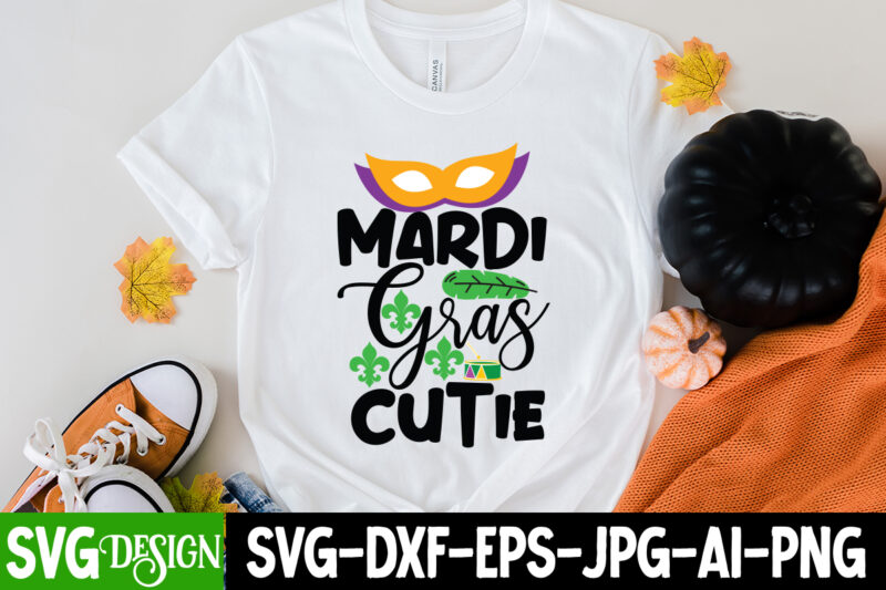 Mardi Gras Cutie T-Shirt Design,160 Mardi Gras SVG Bundle, Mardi Gras Clipart, Carnival mask silhouette, Mask SVG, Carnival SVG, Festival svg, Mardi Gras Carnival svg ,Boy Mardi Gras Svg, Kids