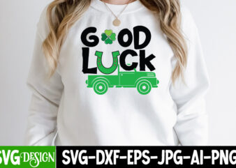Good Luck T-Shirt Design, Good Luck SVG Cut File, Lucky SVG,Retro svg,St Patrick’s Day SVG,Funny St Patricks Day svg,Irish svg,Shamrock svg,Lucky shirt svg cut file,St. Patrick’s day svg , St.