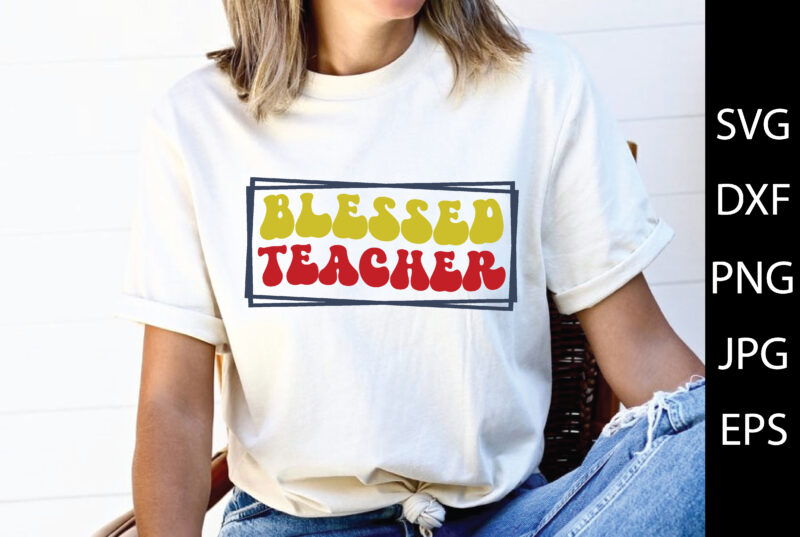 Retro Teacher SVG Bundle