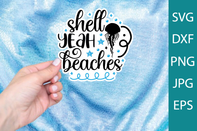 Summer Sticker Bundle, Stickers SVG