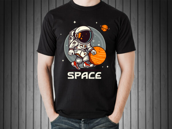 Astronaut i need more space t-shirt design