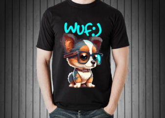 Puppy Vector illustration for t-shirt design