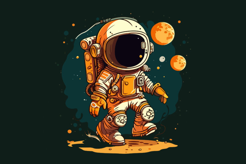 Astronaut i need more space t-shirt design