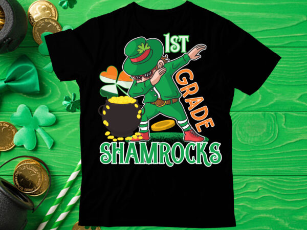 1st grade shamrocks t shirt design, st patrick’s day bundle,st patrick’s day svg bundle,feelin lucky png, lucky png, lucky vibes, retro smiley face, leopard png, st patrick’s day png, st.