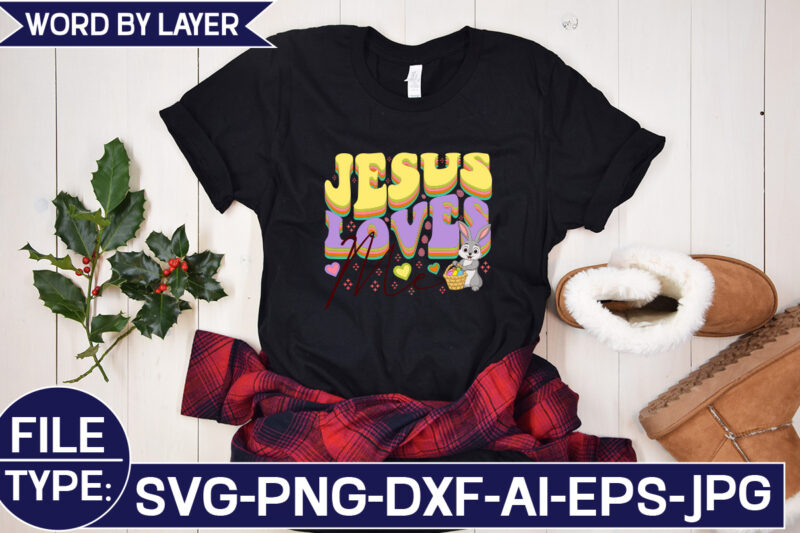 Jesus Loves Me SVG Cut File