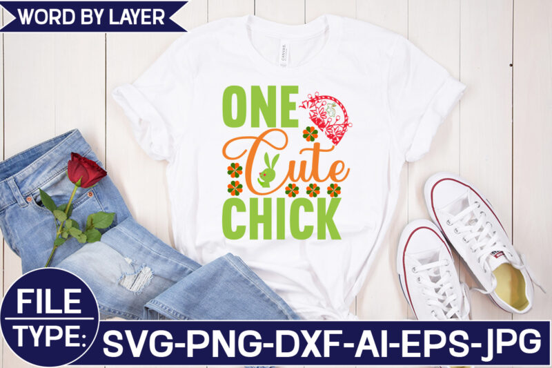 One Cute Chick SVG Cut File