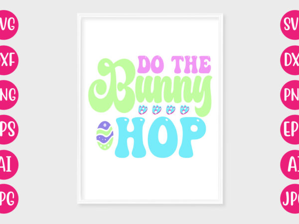 Do the bunny hop retro design