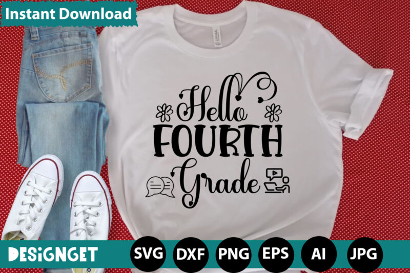 HELLO FOURTH GRADE T-shirt Design,HAPPY FIRST DAY OF SCHOOL T-shirt Design,CALCULATION OF TINY HUMANS T-shirt Design,Teacher Svg Bundle,SVGs,quotes-and-sayings,food-drink,print-cut,mini-bundles,on-sale Teacher Quote Svg, Teacher Svg, School Svg, Teacher Life Svg, Back to