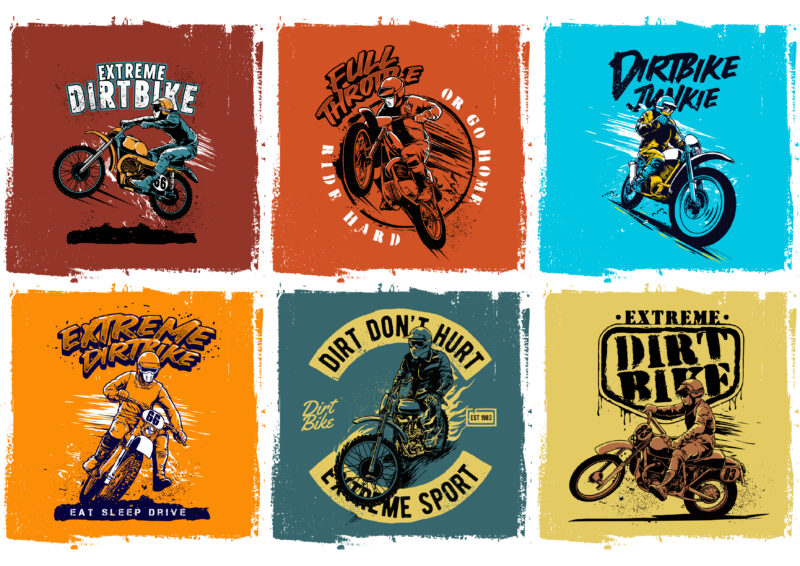Awesome Dirtbike T-shirt Bundles