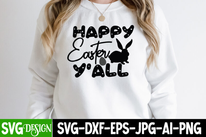 Hoppy Easter T-Shirt Design, Hoppy Easter SVG Cut File, Easter SVG Bundle, Easter SVG, Happy Easter SVG, Easter Bunny svg, Retro Easter Designs svg, Easter for Kids, Cut File Cricut,