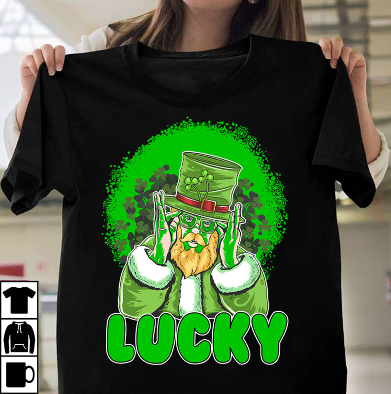 Lucky T-Shirt Design, Lucky SVG Cut File, Happy St.Patrick's Day T-Shirt Design,Happy St.Patrick's Day SVG Cut File, Happy St.Patrick's Day T-Shirt Design, Happy St.Patrick's Day SVG Cut File, Lucky SVG,Retro