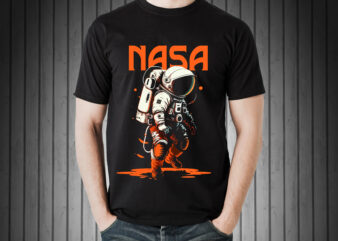 Astronaut nasa vector t-shirt design