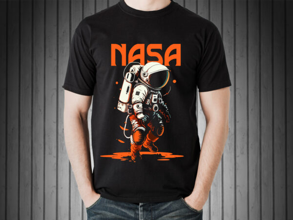 Astronaut nasa vector t-shirt design