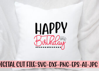 Happy Birthday SVG Design
