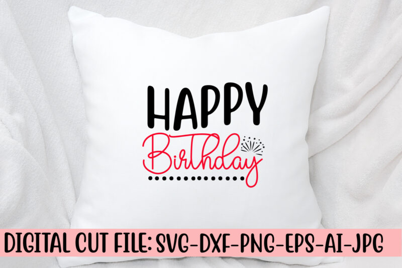 Happy Birthday SVG Design