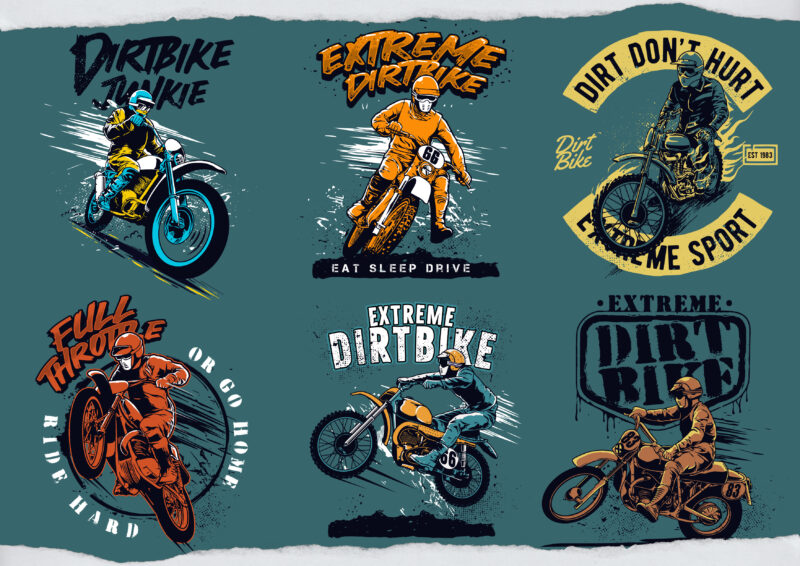 Awesome Dirtbike T-shirt Bundles