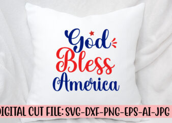 God Bless America SVG Cut File