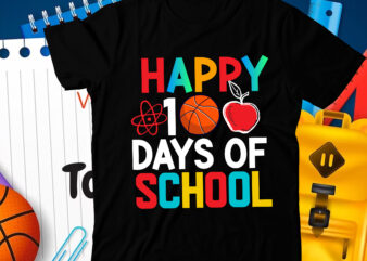 Happy 100 Days of School T-Shirt Design, Happy 100 Days of School SVG Cut File, 100 Days of School svg, 100 Days of Making a Difference svg,Happy 100th Day of