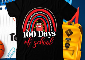 100 Days of School T-Shirt Bundle, 100 Days of School SVG Cut File, 100 Days of School svg, 100 Days of Making a Difference svg,Happy 100th Day of School Teachers