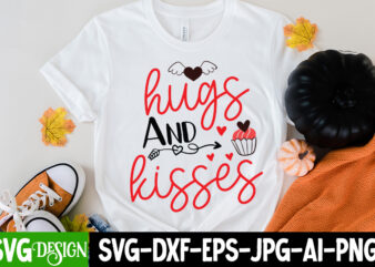 hugs and kisses T-Shirt Design, hugs and kisses SVG Cut File, LOVE Sublimation Design, LOVE Sublimation PNG , Retro Valentines SVG Bundle, Retro Valentine Designs svg, Valentine Shirts svg, Cute