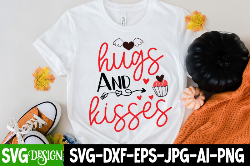 hugs and kisses T-Shirt Design, hugs and kisses SVG Cut File, LOVE Sublimation Design, LOVE Sublimation PNG , Retro Valentines SVG Bundle, Retro Valentine Designs svg, Valentine Shirts svg, Cute