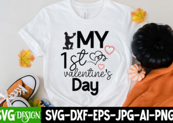My 1st Valentine’s Day T-Shirt Design, My 1st Valentine’s Day SVG Cut File, LOVE Sublimation Design, LOVE Sublimation PNG , Retro Valentines SVG Bundle, Retro Valentine Designs svg, Valentine Shirts