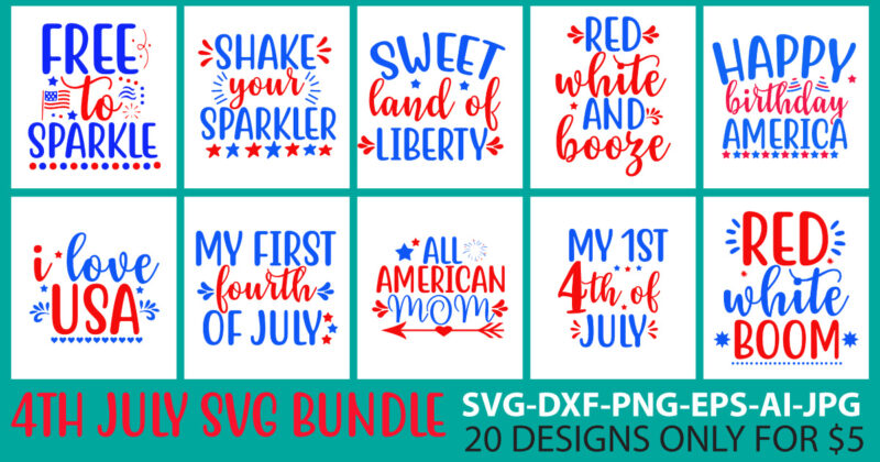4th OF July SVG Bundle