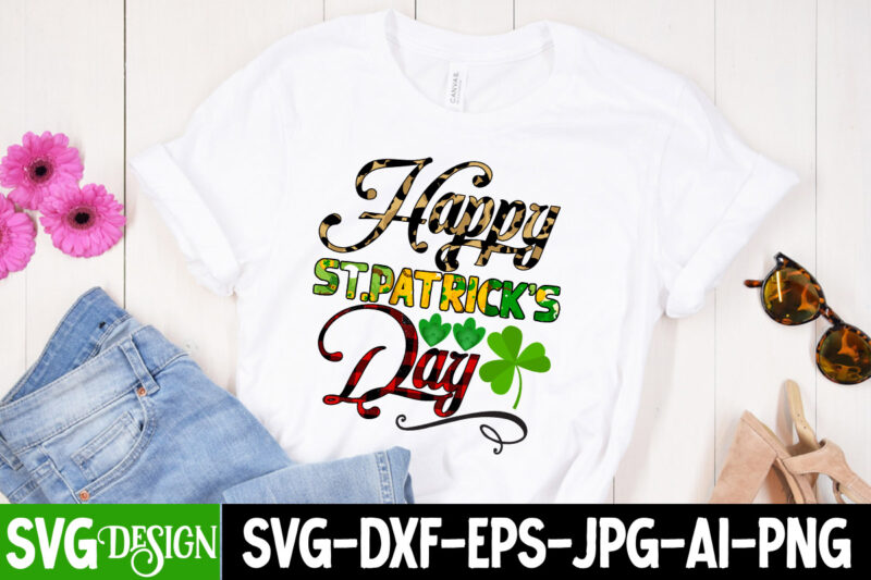 Happy St.Patrick's Day Sublimation Bundle, St.Patrick's Day Sublimation Mega bundle , St. Patrick's Day Png, Lucky Shamrock Png, Retro St. Patty's Day Png Design, Green Leopard, Retro Lucky Png, Clover